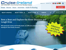 Tablet Screenshot of cruise-ireland.com